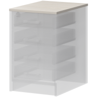 Крышка к тумбе приставной (АТ-07) Арго А-707.60 Ясень шимо